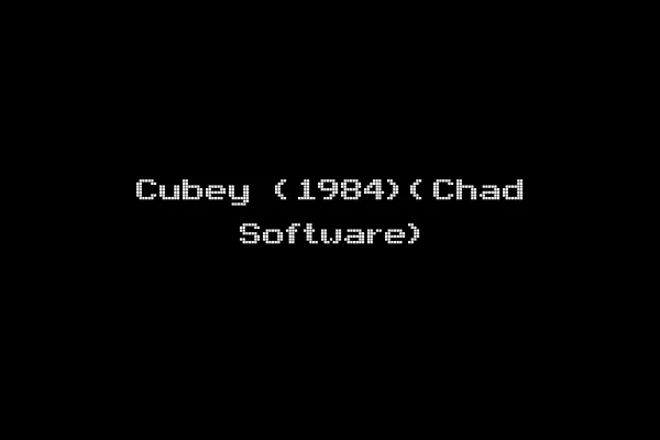 Cubey (1984)(Chad Software)