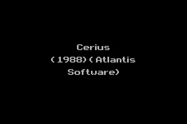 Cerius (1988)(Atlantis Software)