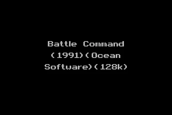 Battle Command (1991)(Ocean Software)(128k)
