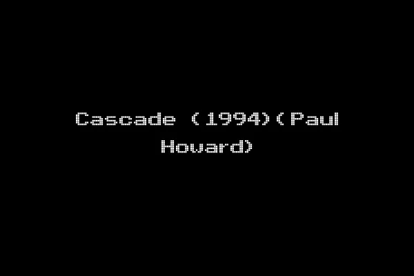 Cascade (1994)(Paul Howard)