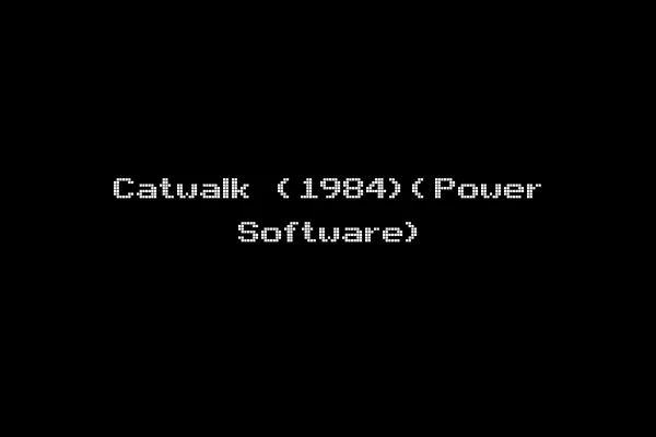 Catwalk (1984)(Power Software)