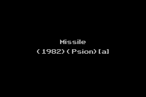 Missile (1982)(Psion)[a]