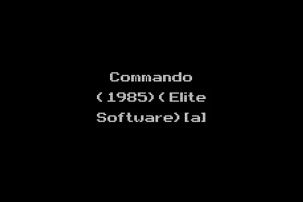 Commando (1985)(Elite Software)[a]
