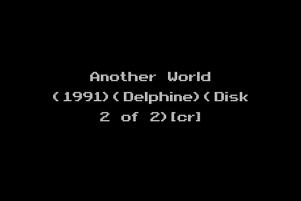 Another World (1991)(Delphine)(Disk 2 of 2)[cr]