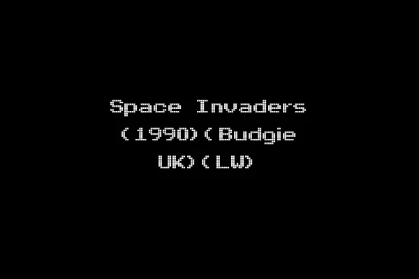 Space Invaders (1990)(Budgie UK)(LW)