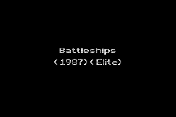 Battleships (1987)(Elite)