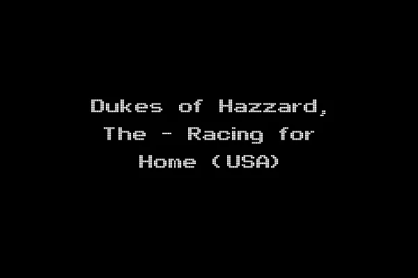Dukes of Hazzard, The - Racing for Home (USA)