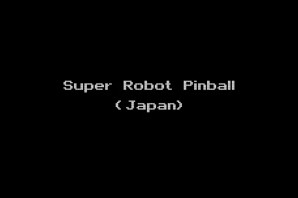 Super Robot Pinball (Japan)