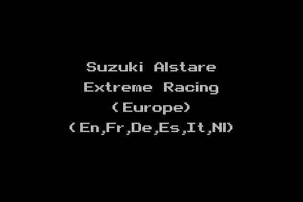 Suzuki Alstare Extreme Racing (Europe) (En,Fr,De,Es,It,Nl)
