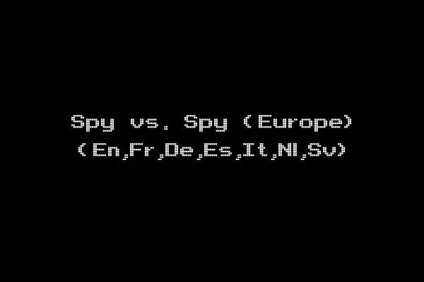 Spy vs. Spy (Europe) (En,Fr,De,Es,It,Nl,Sv)