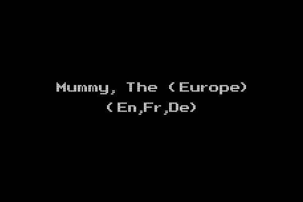 Mummy, The (Europe) (En,Fr,De)