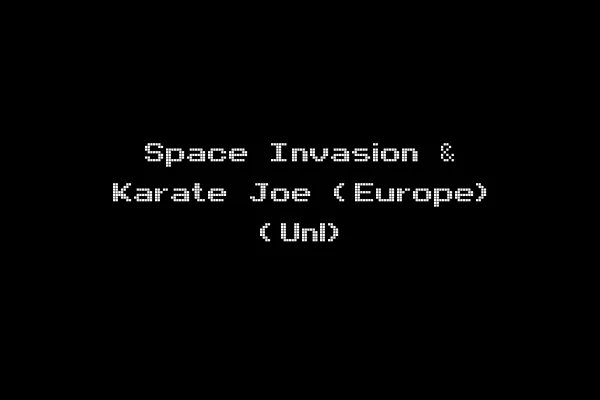 Space Invasion & Karate Joe (Europe) (Unl)