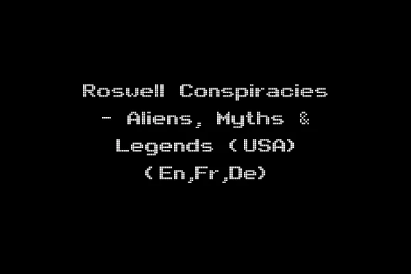 Roswell Conspiracies - Aliens, Myths & Legends (USA) (En,Fr,De)