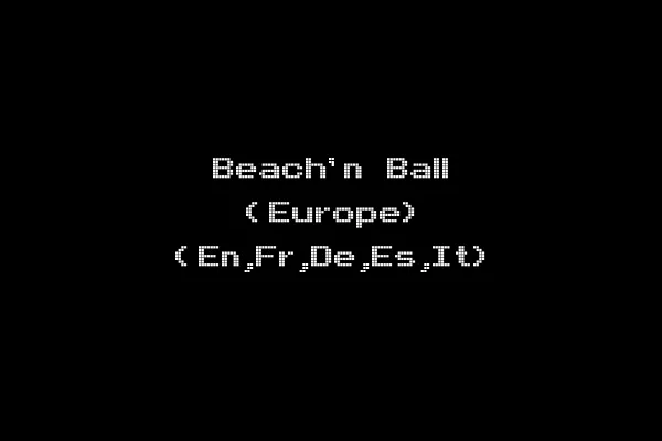 Beach'n Ball (Europe) (En,Fr,De,Es,It)