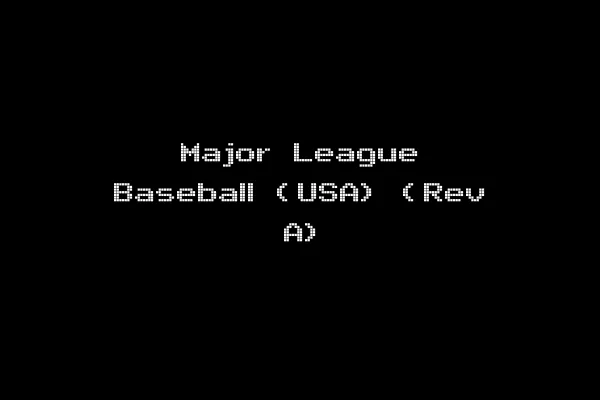 Major League Baseball (USA) (Rev A)
