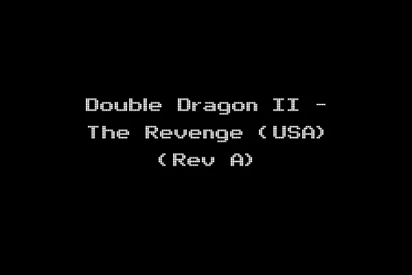 Double Dragon II - The Revenge (USA) (Rev A)