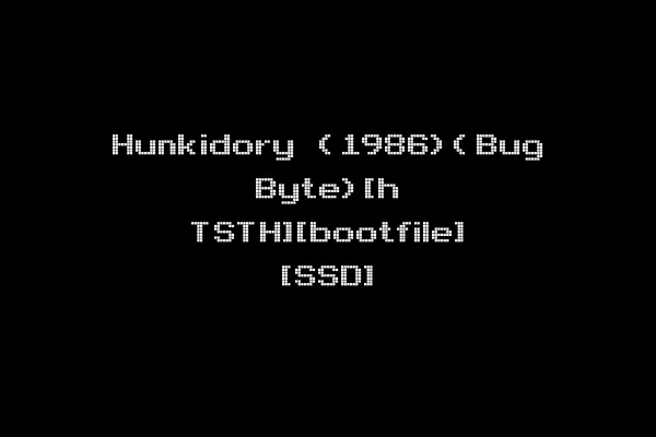 Hunkidory (1986)(Bug Byte)[h TSTH][bootfile] [SSD]