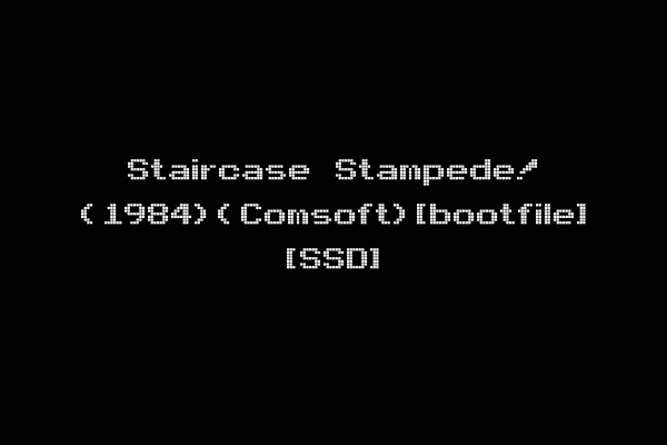 Staircase Stampede! (1984)(Comsoft)[bootfile] [SSD]