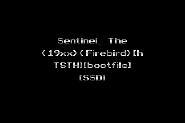 Sentinel, The (19xx)(Firebird)[h TSTH][bootfile] [SSD]