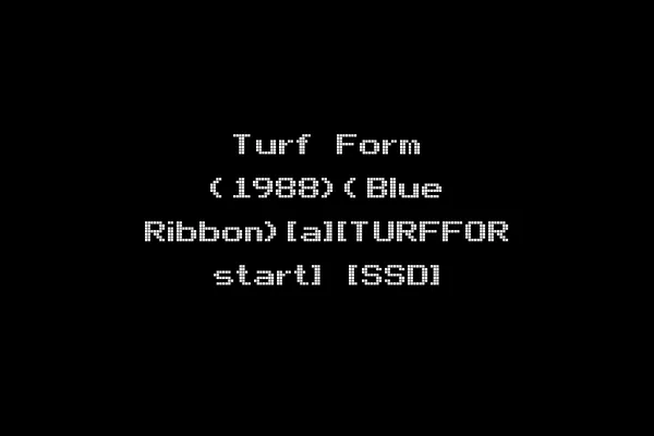 Turf Form (1988)(Blue Ribbon)[a][TURFFOR start] [SSD]