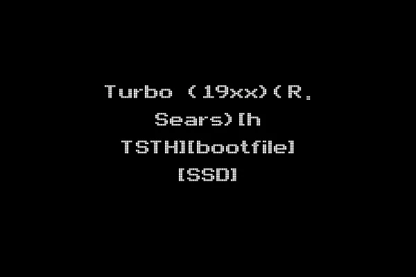 Turbo (19xx)(R. Sears)[h TSTH][bootfile] [SSD]
