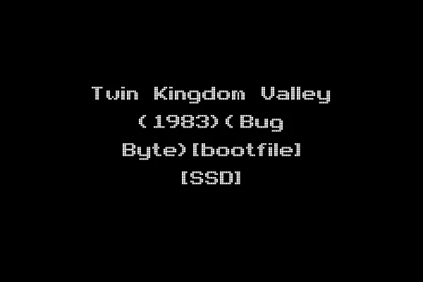 Twin Kingdom Valley (1983)(Bug Byte)[bootfile] [SSD]