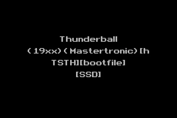 Thunderball (19xx)(Mastertronic)[h TSTH][bootfile] [SSD]