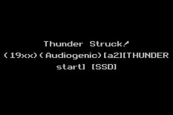 Thunder Struck! (19xx)(Audiogenic)[a2][THUNDER start] [SSD]