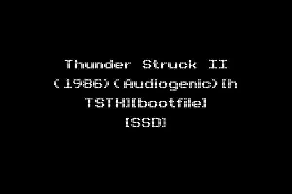 Thunder Struck II (1986)(Audiogenic)[h TSTH][bootfile] [SSD]