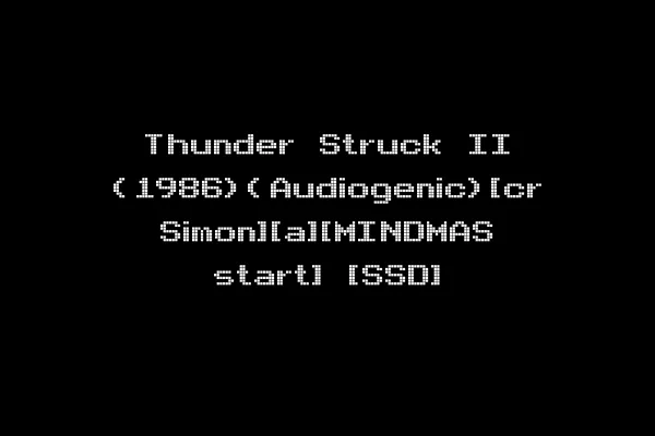 Thunder Struck II (1986)(Audiogenic)[cr Simon][a][MINDMAS start] [SSD]