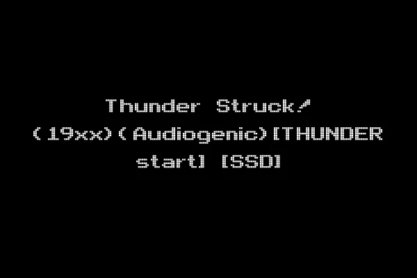 Thunder Struck! (19xx)(Audiogenic)[THUNDER start] [SSD]