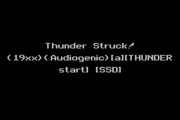 Thunder Struck! (19xx)(Audiogenic)[a][THUNDER start] [SSD]
