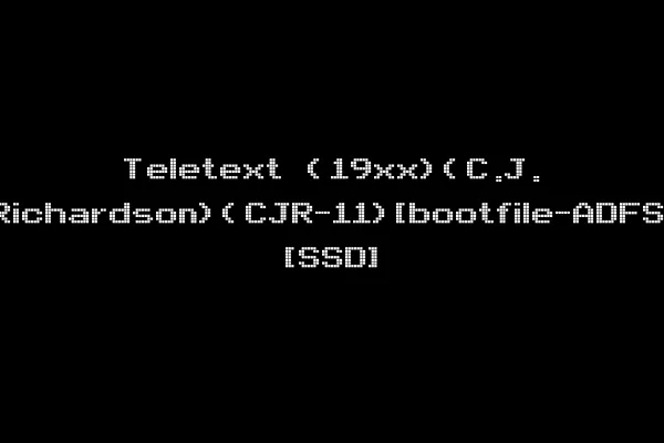 Teletext (19xx)(C.J. Richardson)(CJR-11)[bootfile-ADFS] [SSD]