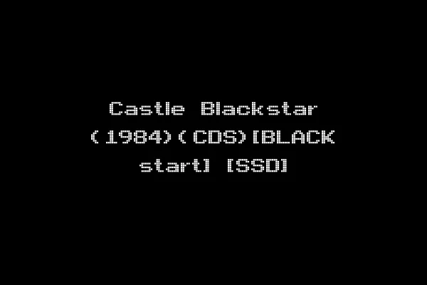Castle Blackstar (1984)(CDS)[BLACK start] [SSD]