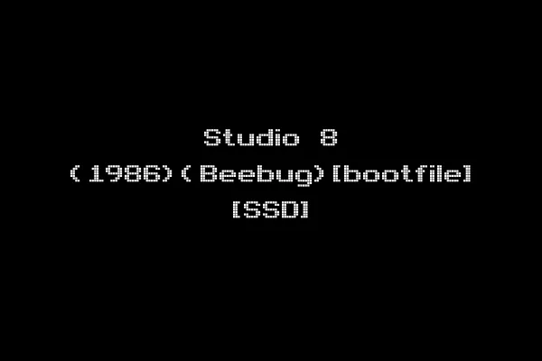 Studio 8 (1986)(Beebug)[bootfile] [SSD]
