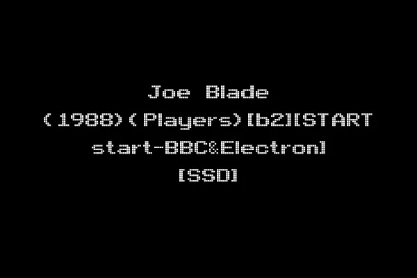 Joe Blade (1988)(Players)[b2][START start-BBC&Electron] [SSD]