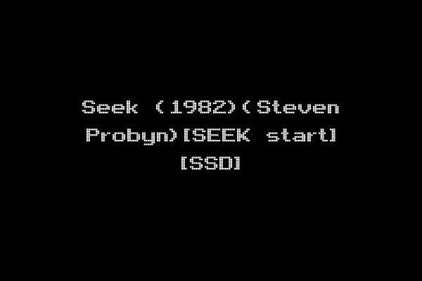 Seek (1982)(Steven Probyn)[SEEK start] [SSD]
