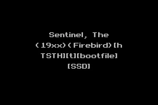 Sentinel, The (19xx)(Firebird)[h TSTH][t][bootfile] [SSD]
