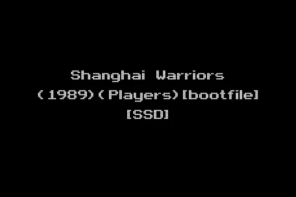 Shanghai Warriors (1989)(Players)[bootfile] [SSD]