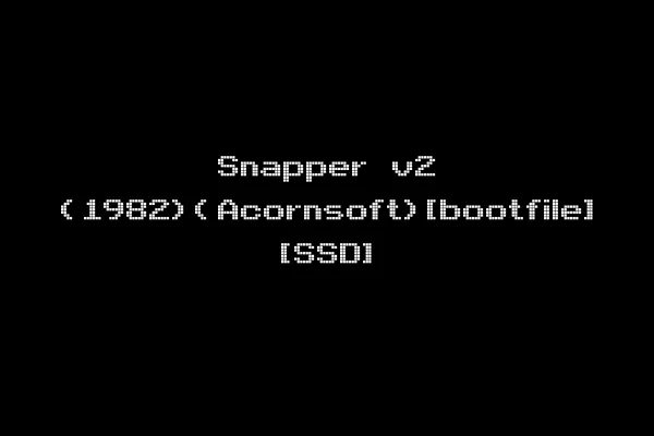 Snapper v2 (1982)(Acornsoft)[bootfile] [SSD]
