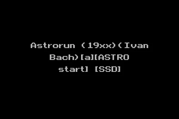 Astrorun (19xx)(Ivan Bach)[a][ASTRO start] [SSD]