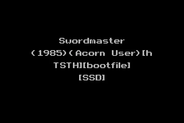 Swordmaster (1985)(Acorn User)[h TSTH][bootfile] [SSD]