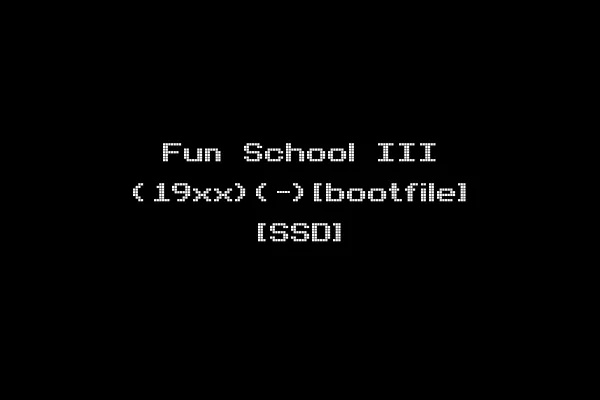 Fun School III (19xx)(-)[bootfile] [SSD]