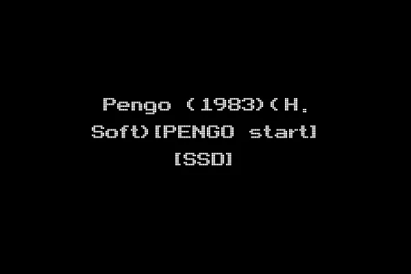 Pengo (1983)(H. Soft)[PENGO start] [SSD]