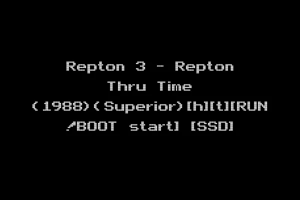 Repton 3 - Repton Thru Time (1988)(Superior)[h][t][RUN !BOOT start] [SSD]