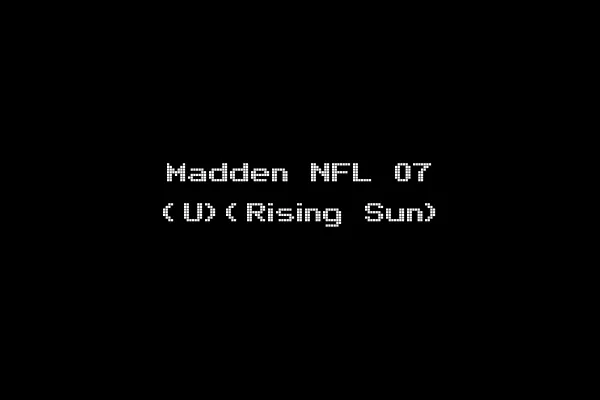 Madden NFL 07 (U)(Rising Sun)