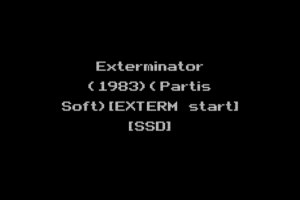 Exterminator (1983)(Partis Soft)[EXTERM start] [SSD]