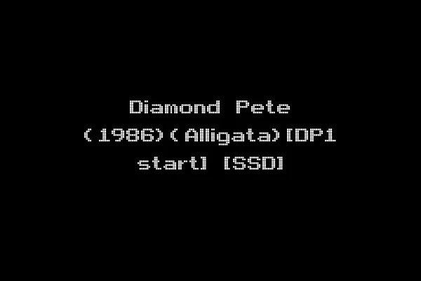 Diamond Pete (1986)(Alligata)[DP1 start] [SSD]