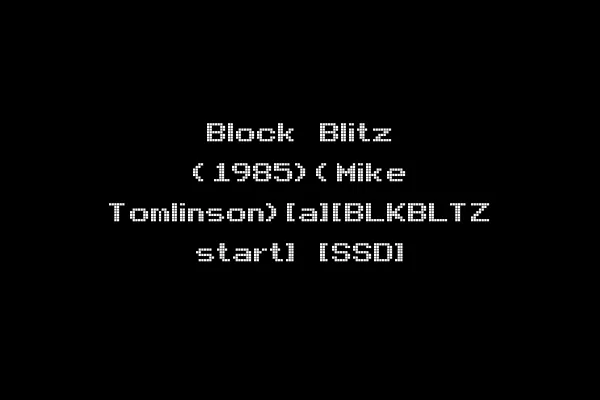 Block Blitz (1985)(Mike Tomlinson)[a][BLKBLTZ start] [SSD]