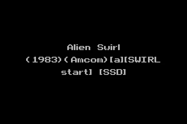 Alien Swirl (1983)(Amcom)[a][SWIRL start] [SSD]